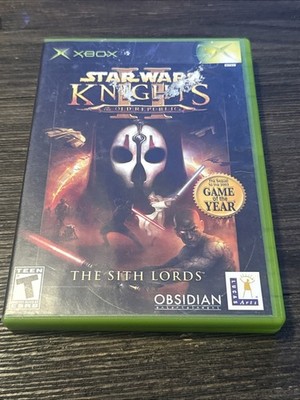 Star Wars Knights of the Old Republic II The Sith Lords Xbox Complete W/ Manual