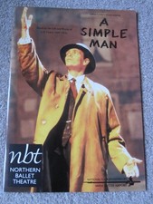 A Simple Man Northern Ballet Theartre Programme L S Lowry ChristopherGable