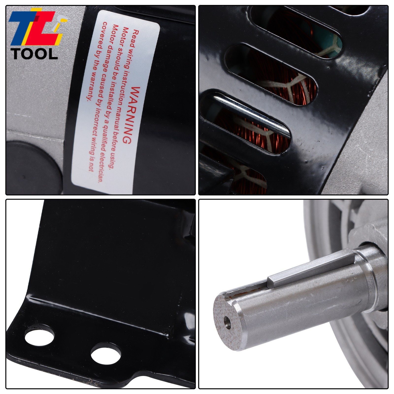 3450 Rpm 5HP Air Compressor Motor 230V 23378805 For Ingersoll Rand 7/8'' Shaft