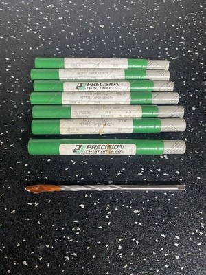 Precision Twist Drill 5.50 mm Carbide Tipped Metric Taper Length Drill Bit 7 PC