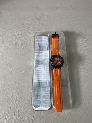 Rare Originals Chrono Plastic Orange Suim400 - Swatch Chrono Plastic wrist watch