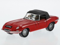 Jaguar E Type DGC Softtop Rot Modellauto 76ETYP011 Oxford 1:76