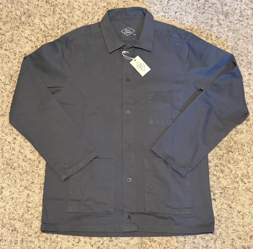 Alex Crane Kite Chore Jacket Button Mens XL Canvas Workwear Gray Coat $208 - product listing photo