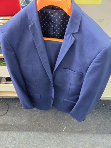 Wow Stunning Wow Brand New Lorenzo Bruno 3 Piece Vested Suit 38 Long 32 Waist - Picture 16 of 16