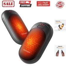 Magnetic Hand Warmers Rechargeable 2 Pack, Electric Handwarmers, Smart Heatin...