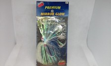 Vintge ARKIE FLW Tour Premium Mirror Glow SpinnerBait Shiner 1/4oz Fishing Lure