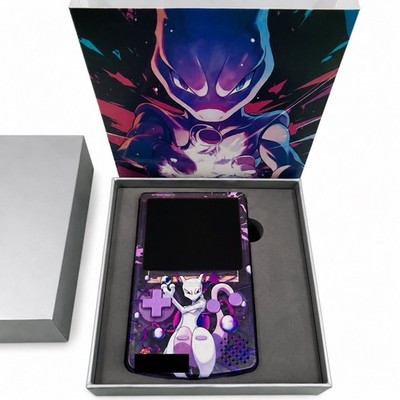 Nintendo Game Boy Color / IPS Screen - Type C Charging Custom Shell Purple/Black