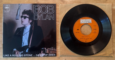 45 7'' FRENCH SP BOB DYLAN LIKE A ROLLING STONE
