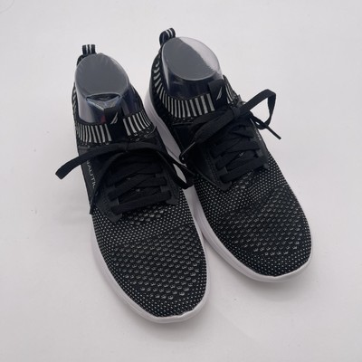 Nautica Nori Black Flyknit Lace Up Pull On Athletic Sneakers Women's Size 10