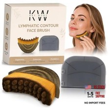 Dry Brush Massager for Lymphatic Drainage - Contour Face Brush