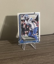 2025 Topps Chrome Football #383 Tate Ratledge (RC) Lions