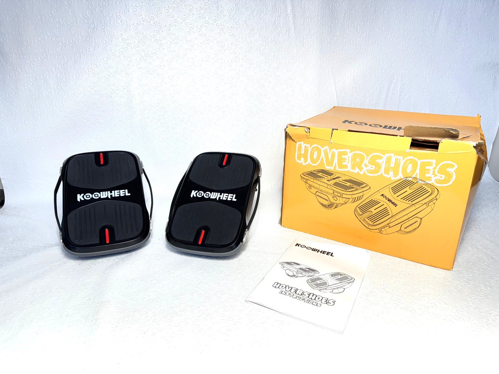 KooWheels HoverShoes Hover Board Shoes Scooter Open Box Need