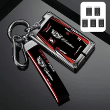 Key Protection Fob Case Cover Shell for Cadillac SRX SLS ATS with Keychain