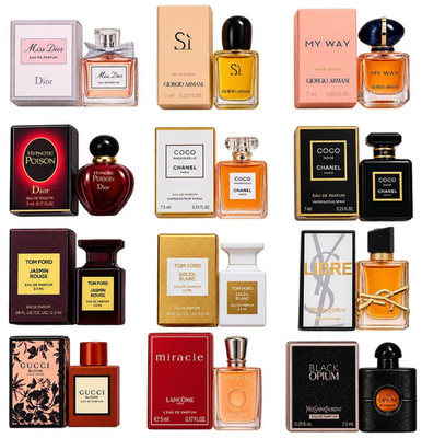 12 Mixed Brands Mini Perfumes Miniatures.....5ml, 7ml, 7.5ml