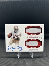 Panini Flawless Roger Craig Dual Patch Autograph 09/10 49ers Football