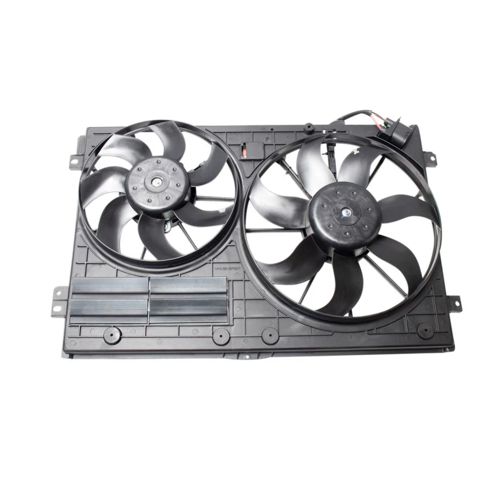 Conjunto de ventilador doble de refrigeración de radiador para TT Jetta Passat Beetle Rabbit Foto 3 de 4