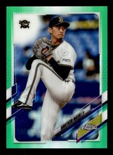 2021 Topps Chrome NPB #126 Hirotoshi Masui Green Refractor #/99