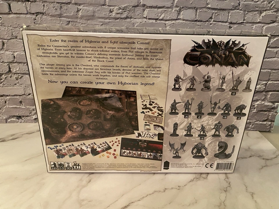 Conan Board Game Kickstarter By Monolith Board Games NEW Sealed - Image 3 of 4