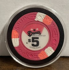 Rare Las Vegas Casino Chips In Collectible Individual $5 Casino