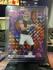 2025 Panini Mosaic - Rookies Dillon Gabriel #332 Purple Scope Prizm (RC)