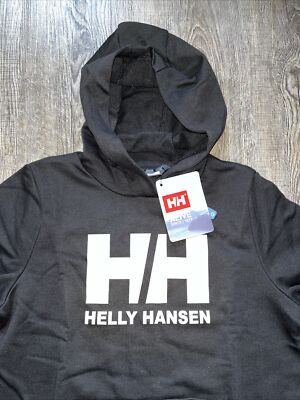 Helly Hansen cooler Jungen Kapuzenpullover Hoodie schwarz Gr. 152/12  NEU!