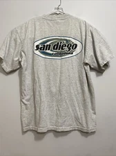 Vintage Murina T Shirt Mens XL Gray San Diego California Cotton *USA Made* Tee
