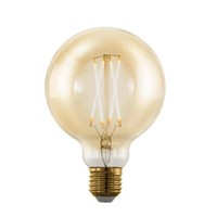 Led Leuchtmittel GlüHfaden G125 Vintage Lampe Globo E27 12W Kalt 6500K Amber