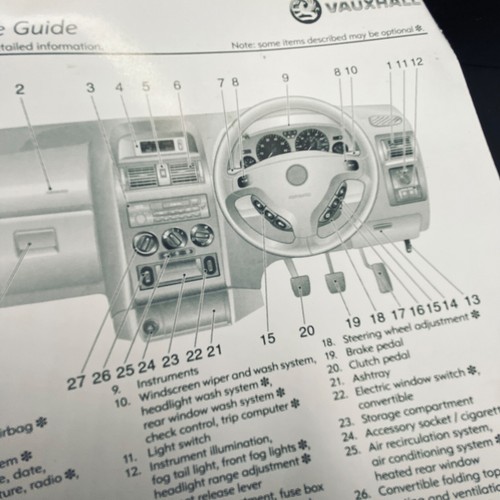 VAUXHALL ASTRA OWNERS MANUAL HANDBOOK & WALLET April 2003 TS 1217-A-03 - Picture 4 of 11
