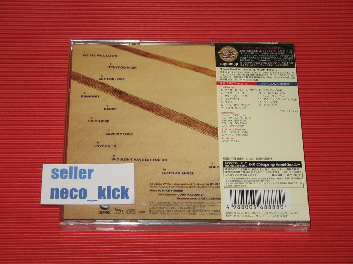11B BLUE MURDER NOTHIN' BUT TROUBLE WITH BONUS TRACK JOHN SYKES