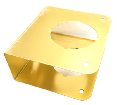 PRIME-LINE 4 Inch Door Reinforcer BRASS 2-3/8 X 1-3/4 In Prime Line MP9405