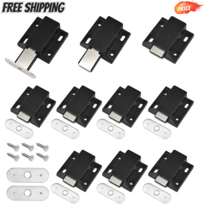 10 Pack Magnetic Push Latch Catch Push to Open Latch Pressure Touch Release C...