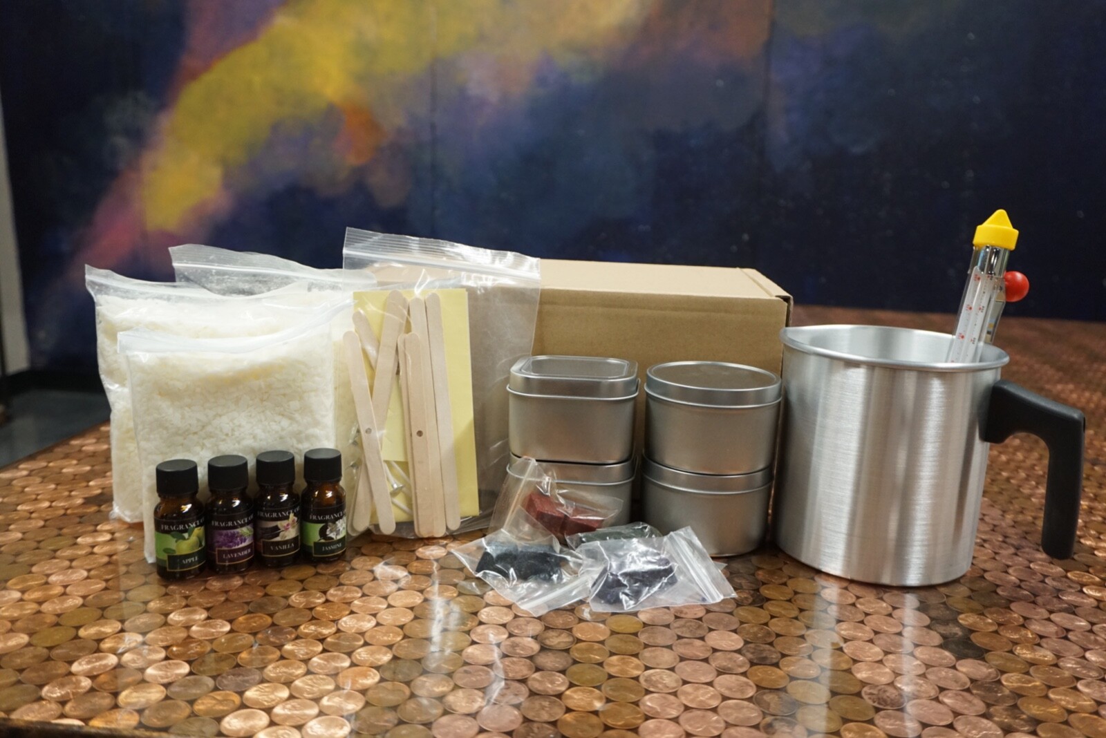 DIY Candle Making Kit- Make Your Very Own Scented Candles! Creative And Fun Too!-image