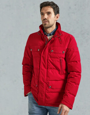 Belstaff Mens Jacket Mountain Puffa Red UK42 IT52 Padded Winter RRP £650