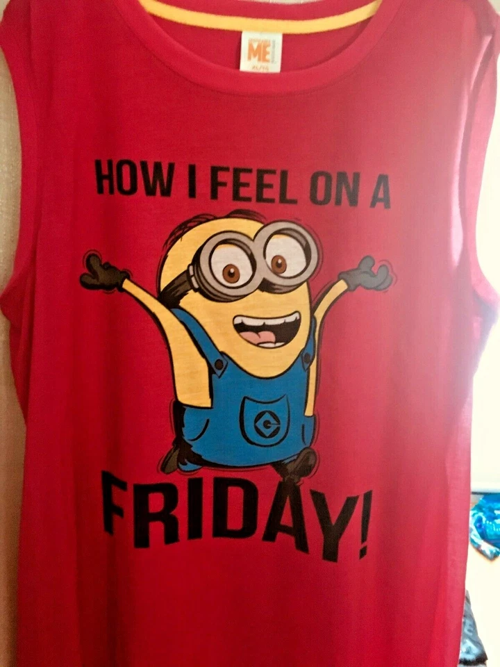 Despicable Me Minion Sleeveless Night Gown/Sleepwear-NEW-Available in XL New - Изображение 2 из 2