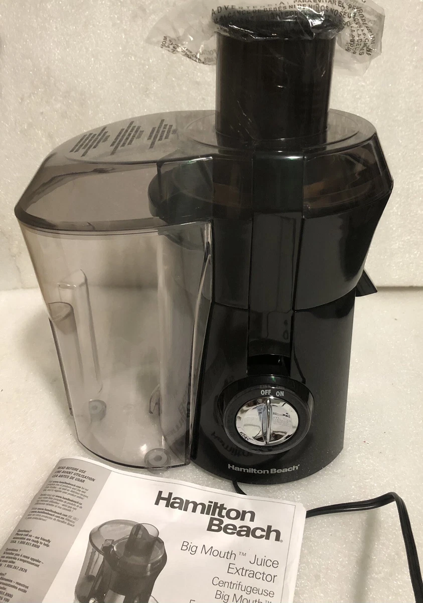 Hamilton Beach Big Mouth Juice Extractor - Black