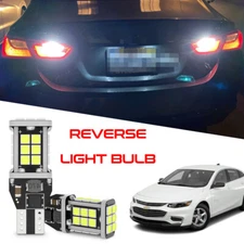 2pcs 6000K White LED Backup Reverse Light Bulbs for 2004-2021 Chevrolet Malibu