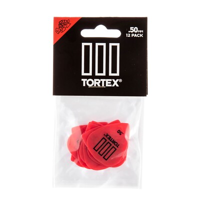 Dunlop 462P50 Tortex III TIII T3 0,50 mm 12 x Gitarren-Plektren Spieler-Pack