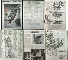 Sci-Fi CONSPIRACY '87 Progress Report 2 1987 Worldcon 45 JIM BURNS STRUGATSKY !!