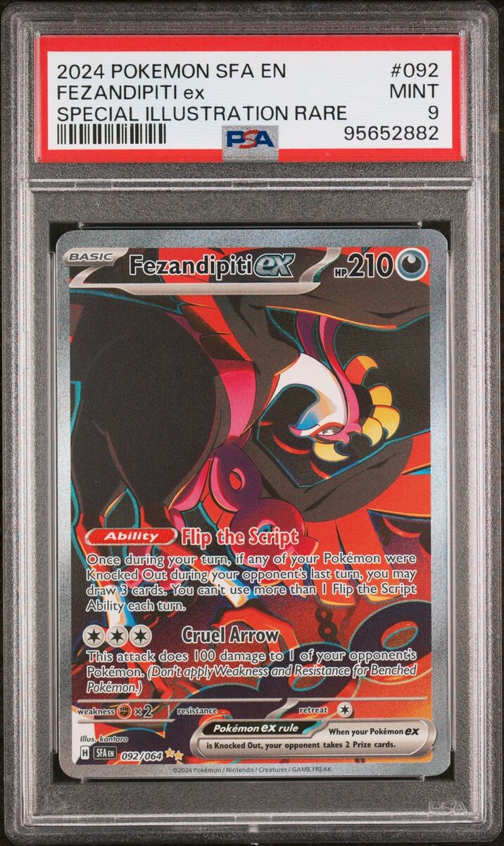 PSA 9 Fezandipiti Ex Special Illustration Rare #092 2024 Sfa PSA 9 Fezandipiti Ex Special Illustration Rare #092 2024 Sfa