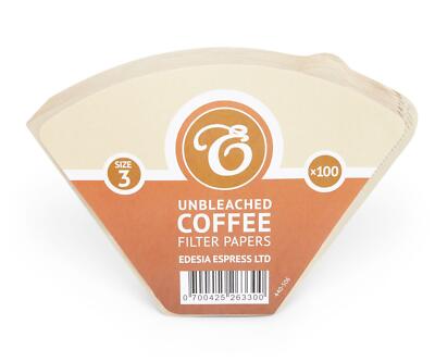 Braune Kaffee-Filterpapier-Körbe, Ungebleicht – 100 Stück, Perfekt Für Kaffeeliebhaber Zuhause, Im Büro Oder Café