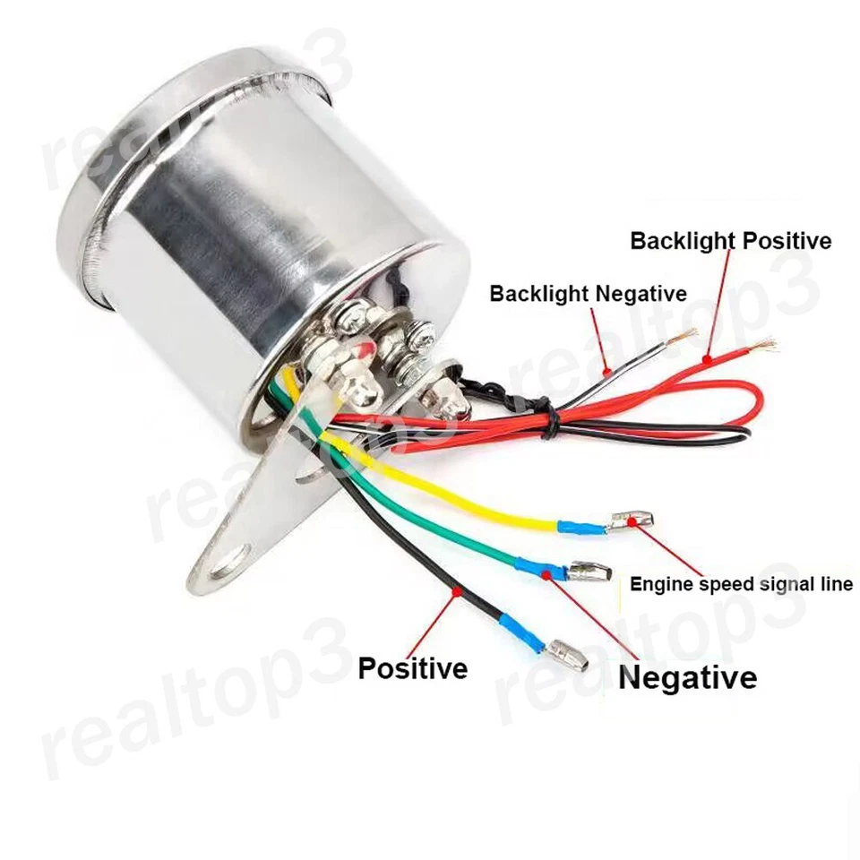 Backlight Motorcycle Tachometer For Suzuki Boulevard S40 S50 S83 C 50 C90 C190 Foto 3 de 4