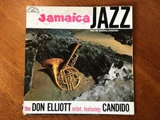 DON ELLIOTT Octet, feat. CANDIDO, "Jamaica Jazz," ABC-228, Mono, DG, 1958. VG+