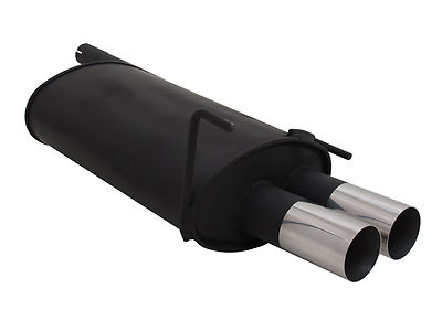 NOVUS SPORTAUSPUFF MERCEDES BENZ C-Klasse W202 CLK C208 A208 2x76 RL-DESIGN 