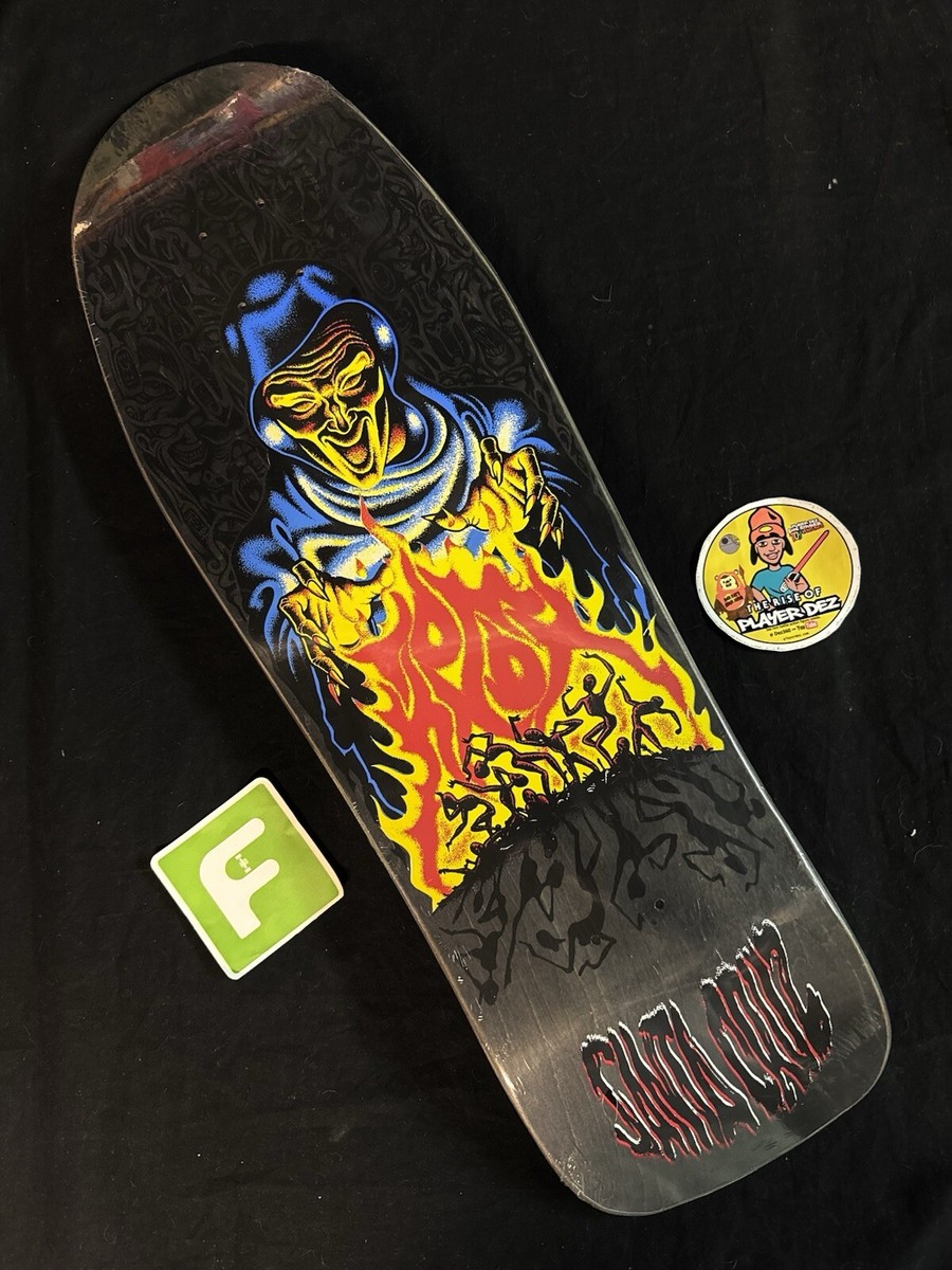 RARE Tom Knox Fire Pit Black Santa Cruz Skateboard Deck