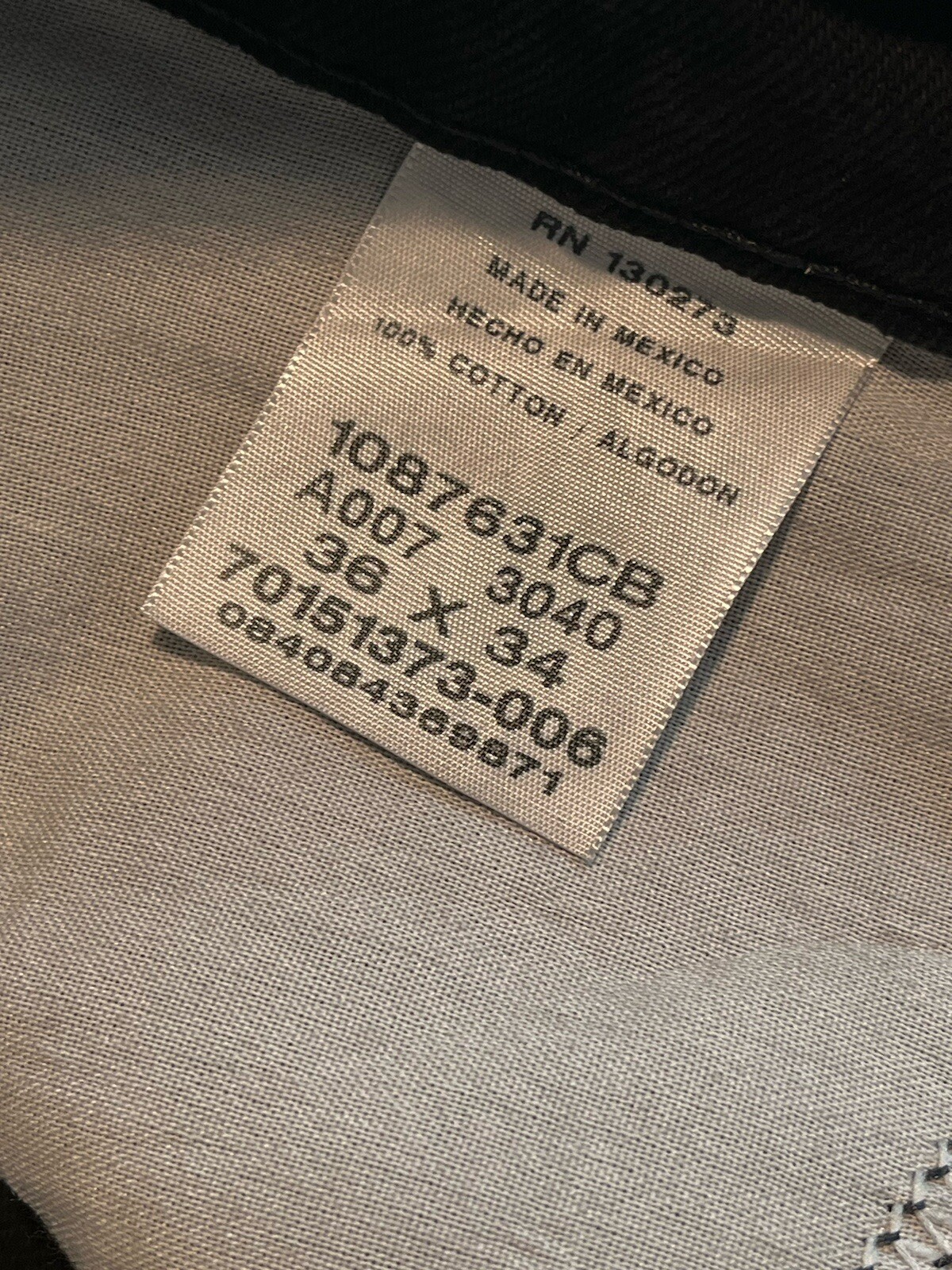 Rustler Jeans Mens Size 36 x 34 Black Regular Fit Straight Leg Dark Wash NWT