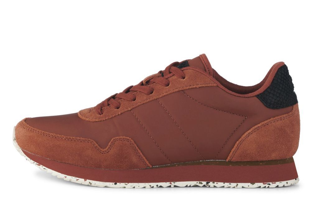 Кожа Woden Nora III | Кроссовки для женщин | Rot