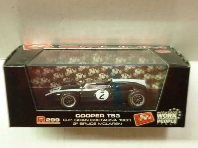 Brumm R299 Cooper T53 #2 Bruce McLaren GP Gran Bretagna 1960 1/43 - Immagine 2 di 2