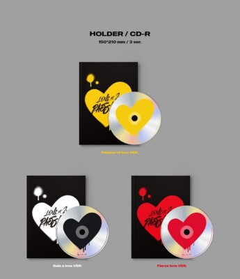WEi 5th mini albumアルバム 3種 セット WEi 5th Mini Album Love Pt.2 : Passion 3Ver SET CD+P.Book+