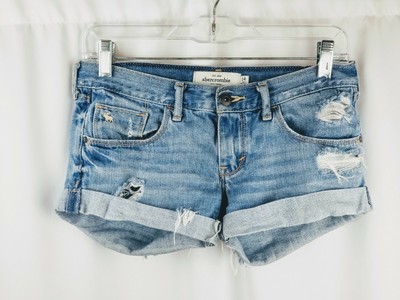 abercrombie kids jean shorts