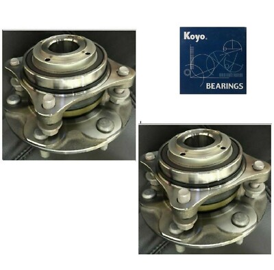 2 FRONT Wheel Hub & KOYO Bearing Assembly For TOYOTA TACOMA PRE-RUNNER 2WD 05-23